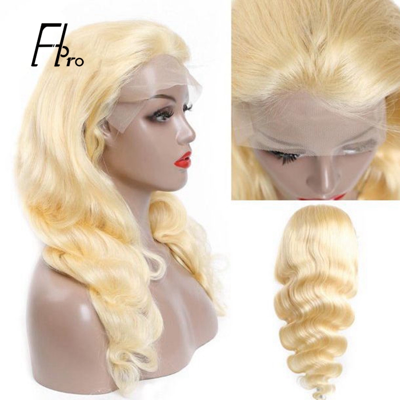 Best Quality 613# 13x6 Frontal Wig Body Wave Transparent Lace 